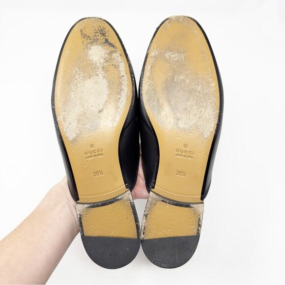 Gucci Princetown Flower Embroidered Loafers Mules 38.5 - Picture 3 of 10